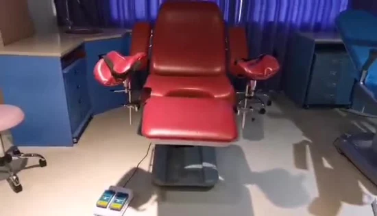 Cadeira de operação de ginecologia obstétrica de produtos médicos hospitalares com preço competitivo com rolo de papel